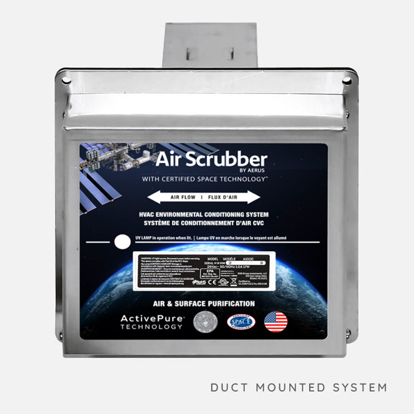 Air Scrubber In Duct Mounted Purifier