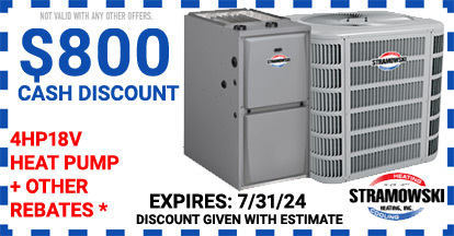 $800 OFF Heat Pump Purchase Discount