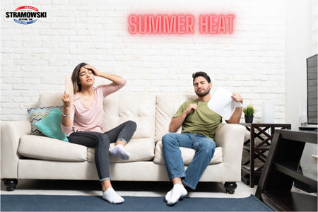 Beat Summer Heat - Couple Warm on Couch